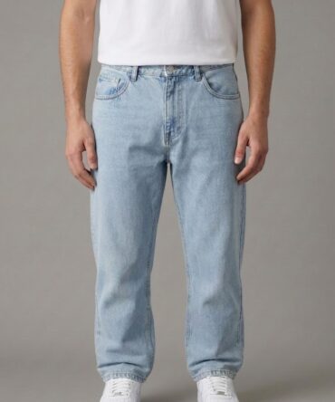 Buz Mavisi Baggy Pantolon