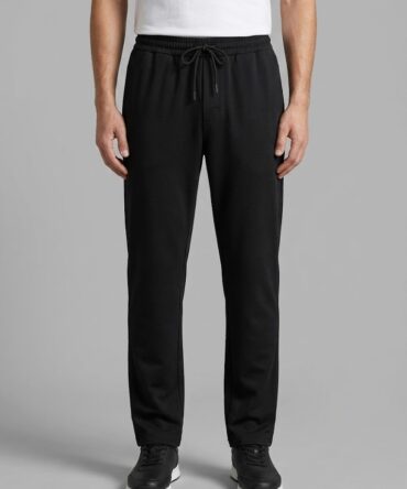 Siyah Jogger Düğmesiz Pantolon